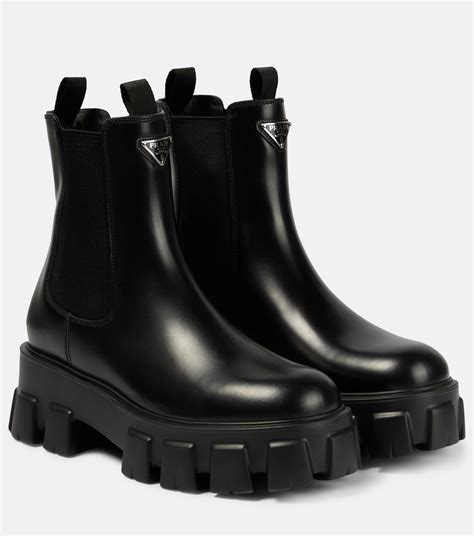 prada monolith lug sole chelsea boot|Prada Monolith 55 Leather Lug.